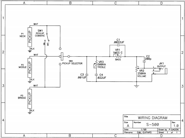 Adding Bass Cut Switch on Pedal Valuable Tech Notes