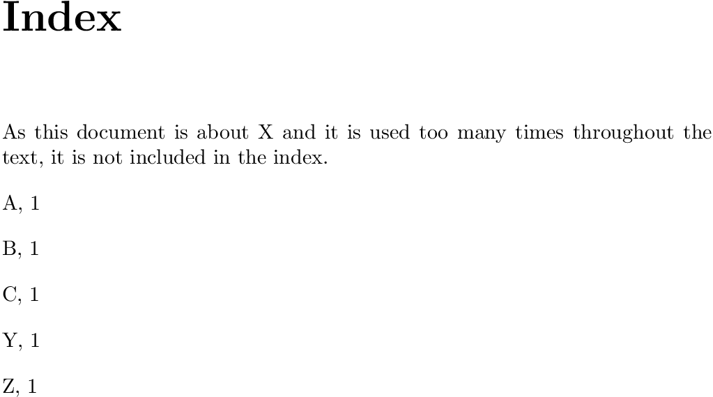 indexing Can I add a footnote (or a paragraph of text) to an index