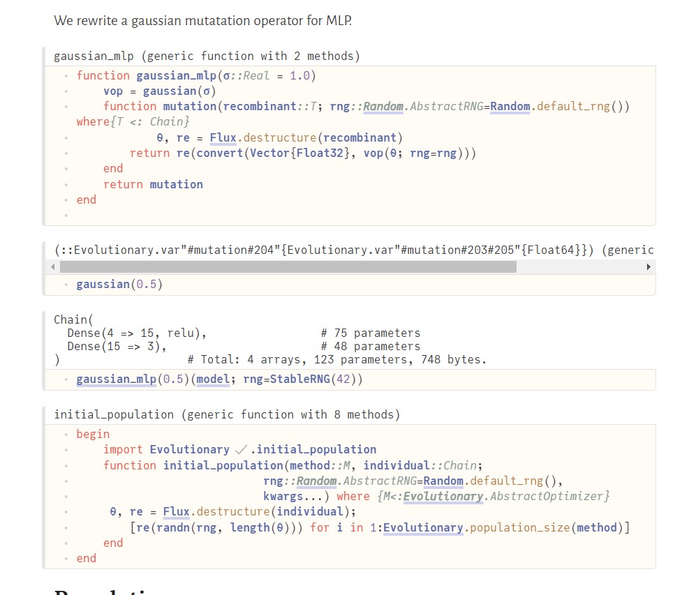 How to optimize with differential evolution using julia package
