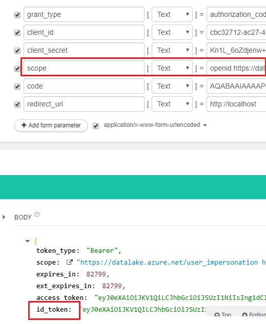 How to get the idToken from Microsoft using reactnative