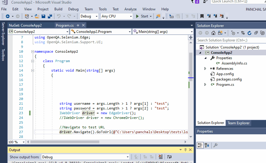 How to select a link on microsoft edge using powershell? Stack Overflow