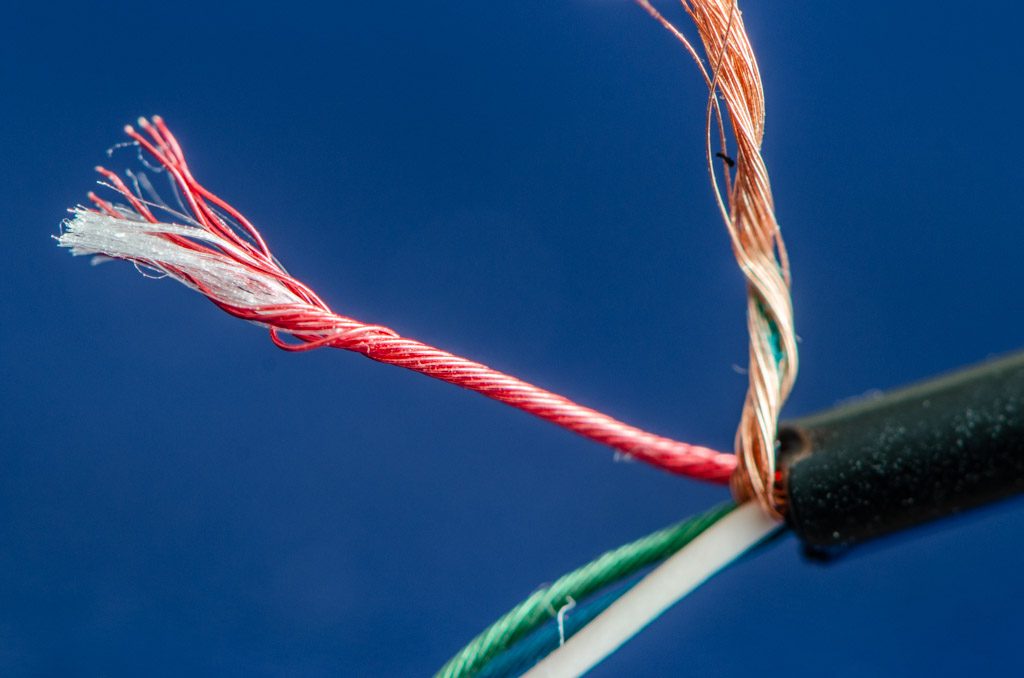 Electrical What are those weird wires in the audio cables Valuable