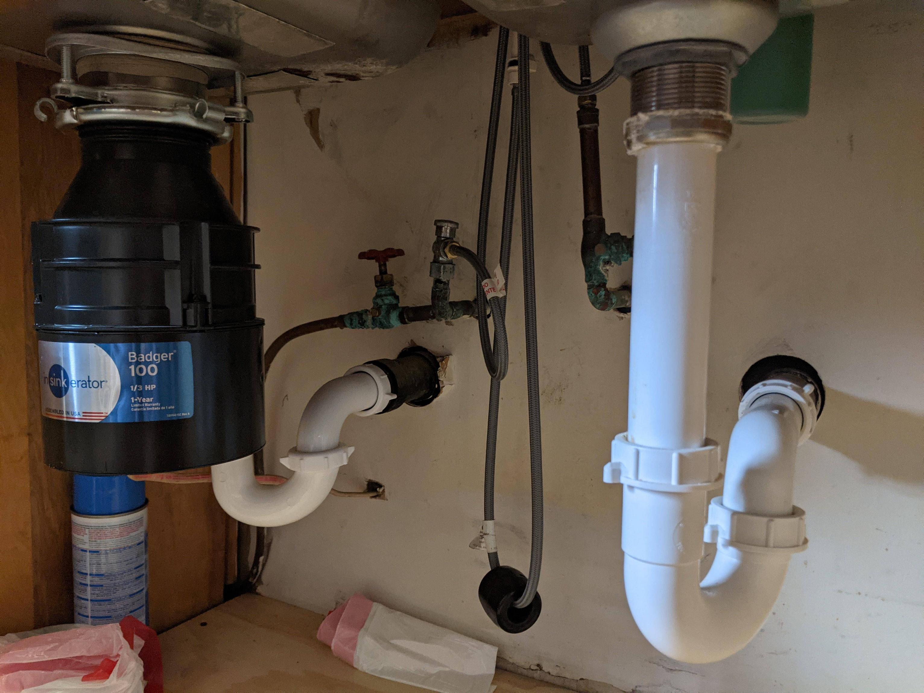 plumbing Can I cap one of two drain lines under my kitchen sink