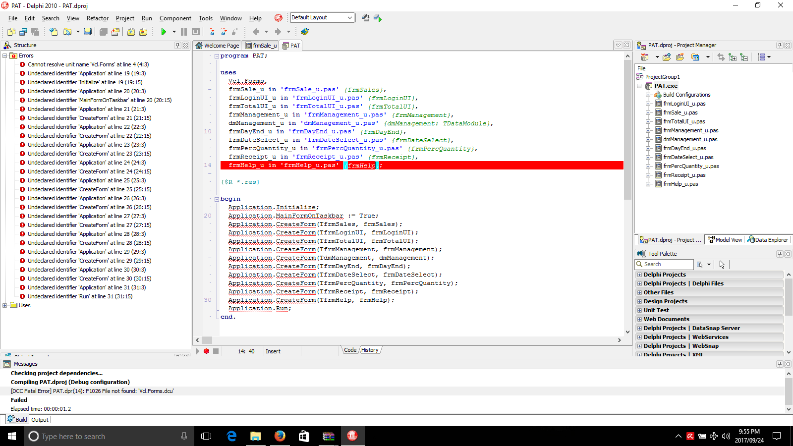 Delphi compatibility issue Stack Overflow