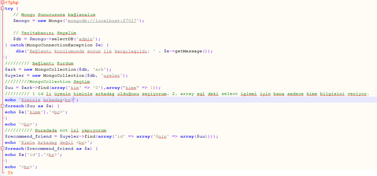 arrays Mongodb and php nin query Stack Overflow