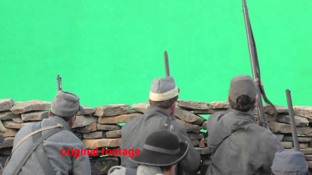 film techniques Why are movie scenes shot with green background