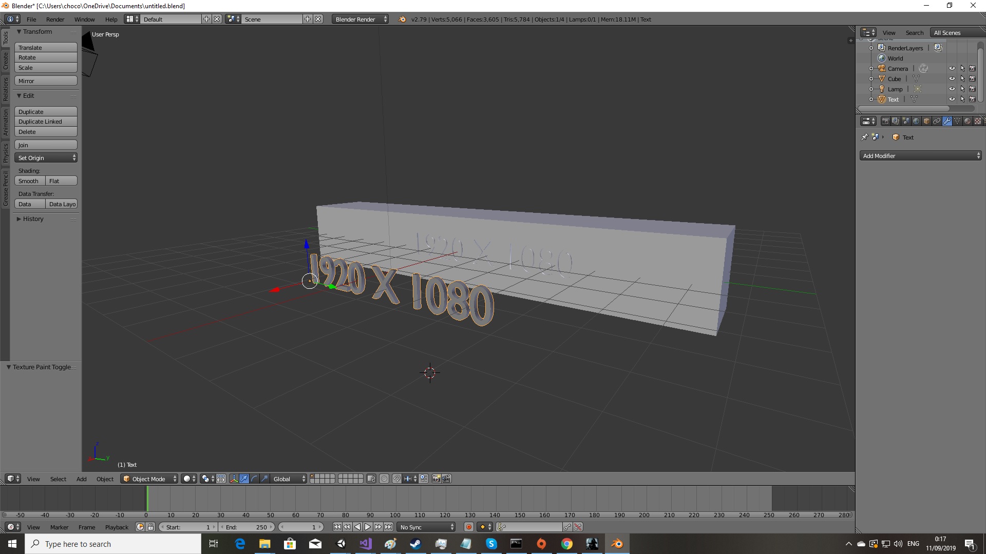 How can I change a Text color in Blender? Blender Stack Exchange