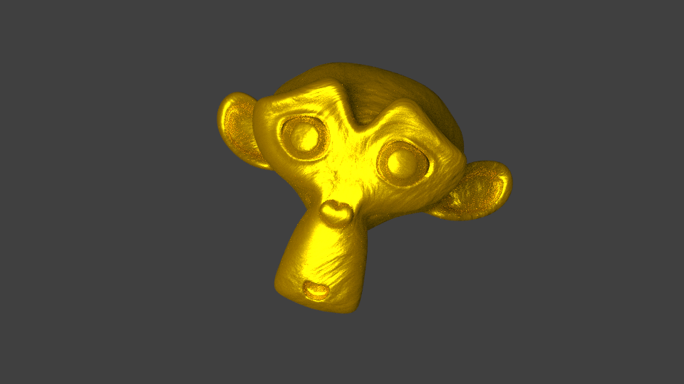Gold foil material for export Blender Stack Exchange
