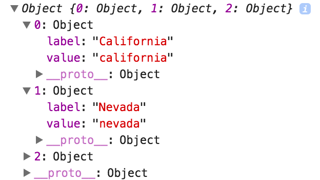 javascript React convert props Objects into array then setState
