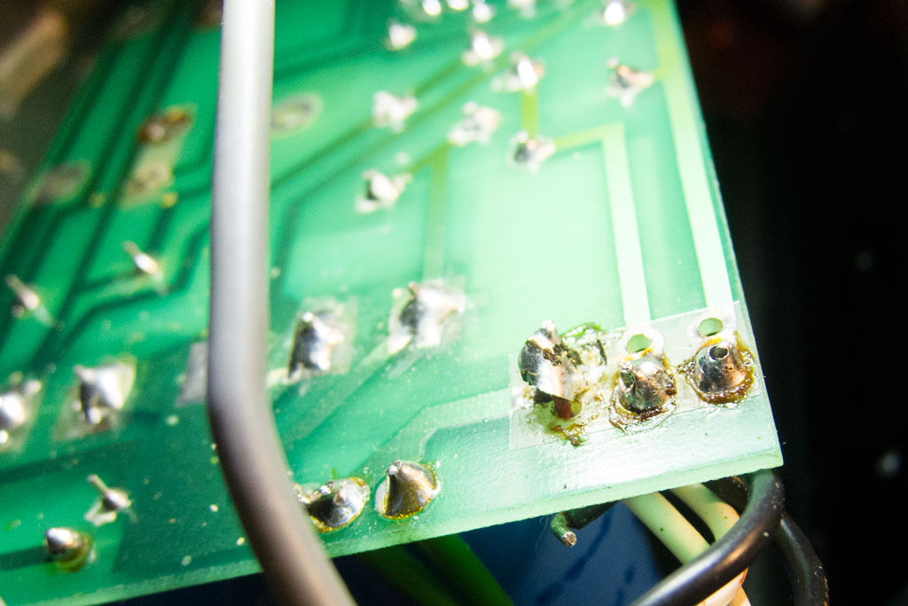 pcb Repair lifted ground pad on power amp Electrical Engineering