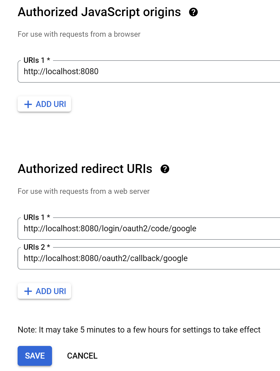 reactjs How to stop too many redirects in springboot react google