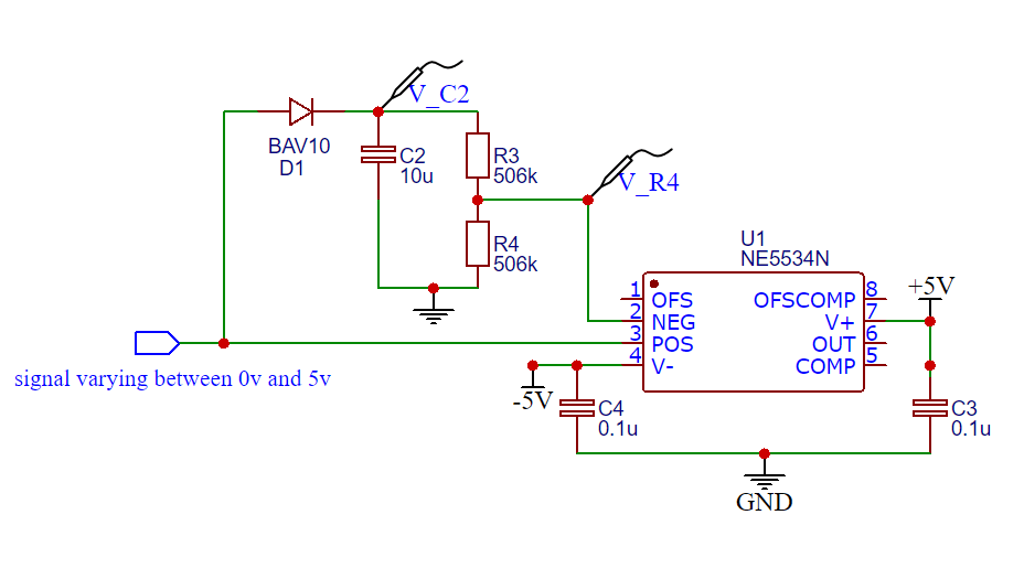 Op amp coupling capacitor