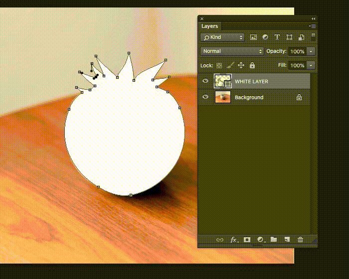 adobe How to make only image white and remove white