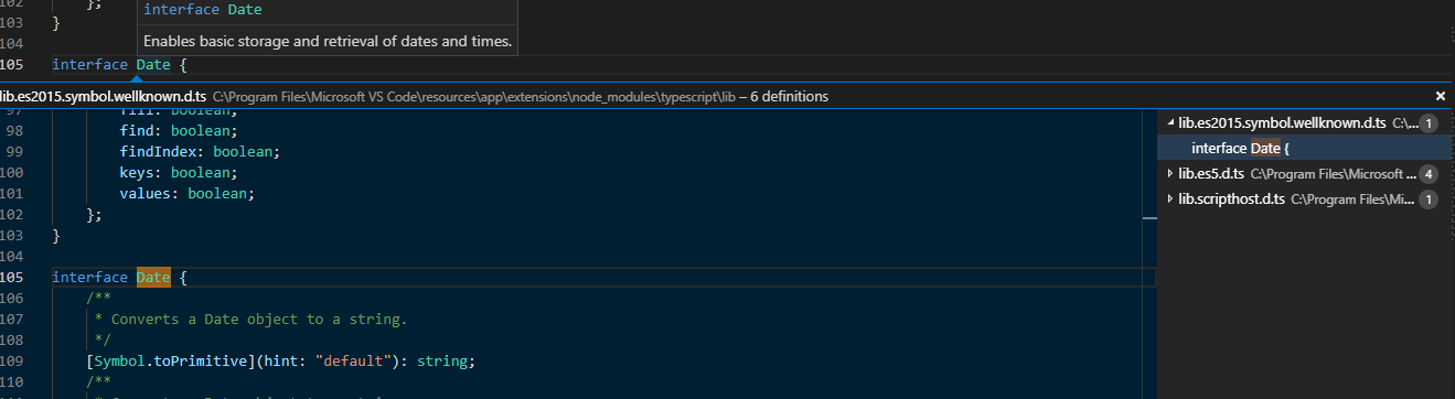 angular Visual studio code showing error "Can't find name Date" Stack Overflow