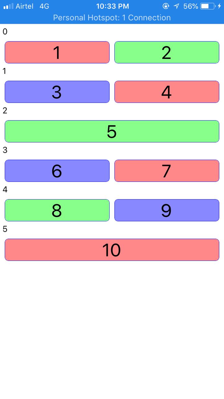 Showing Ads GridView React Native Stack Overflow