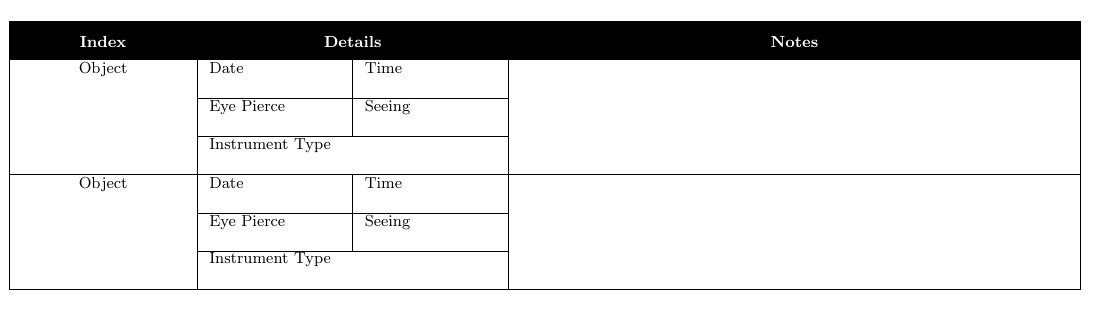 multirow Create a LaTeX table with multiple columns within one cell