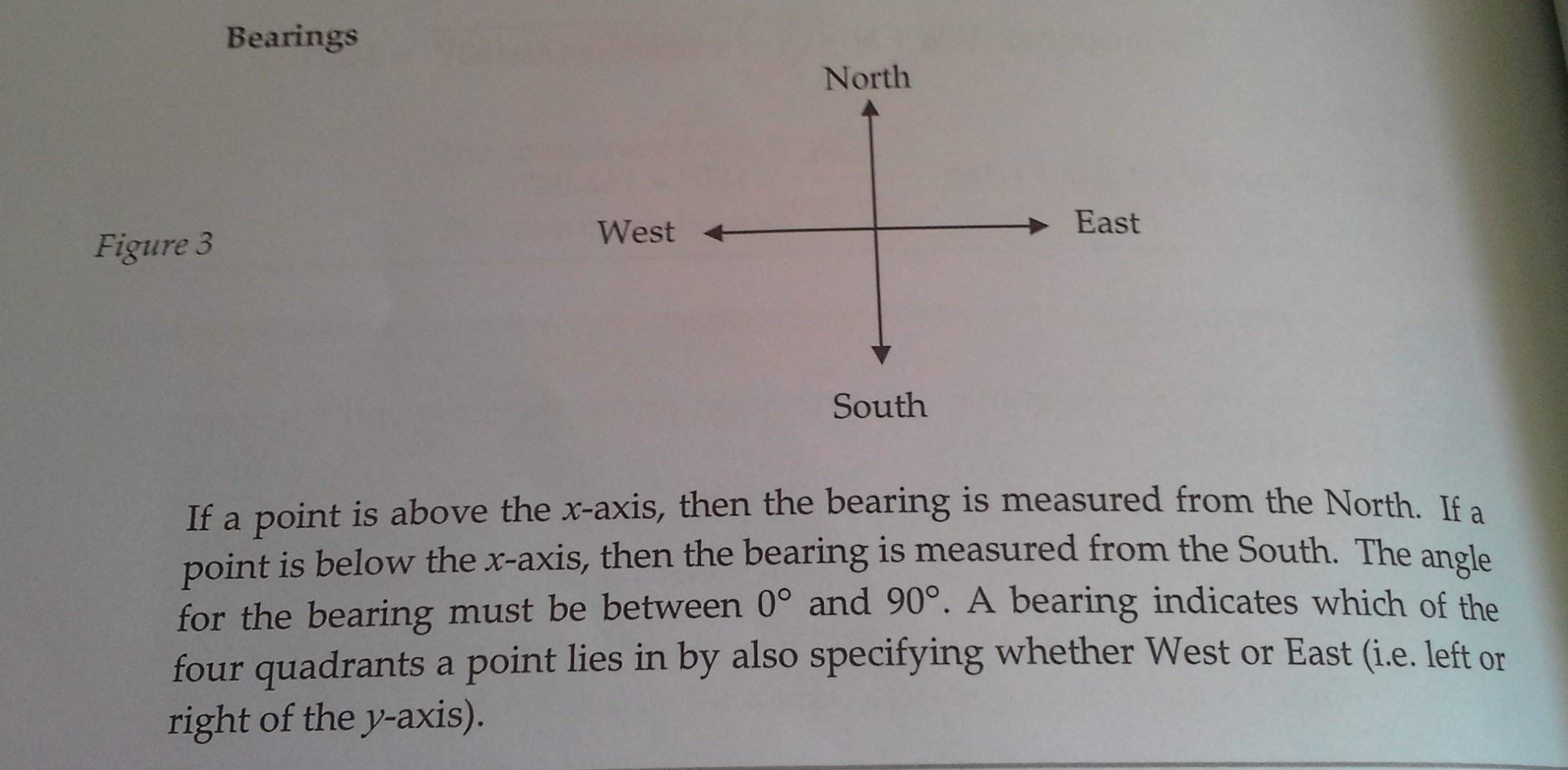 geometry Direction of a bearing Mathematics Stack Exchange
