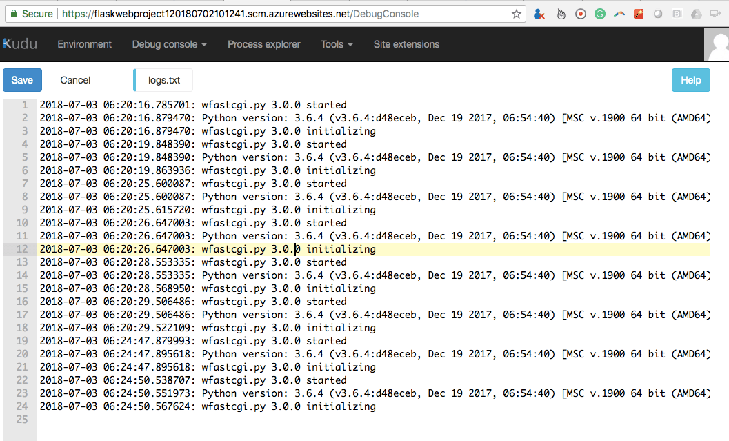 python Azure Flask Routes Not found Stack Overflow