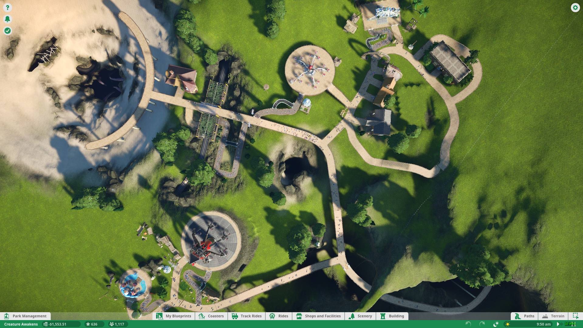 coaster Is there an overhead view? Arqade