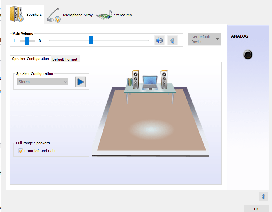 windows 10 Realtek HD audio only uses speakers and headphones as one audio device Super User