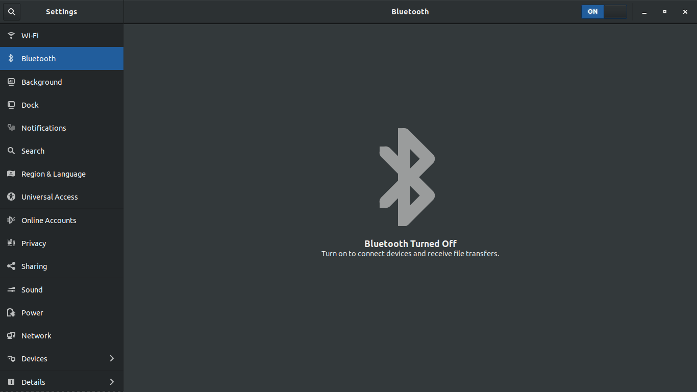 Unable to turn ON bluetooth in ubuntu 17.10 Ask Ubuntu