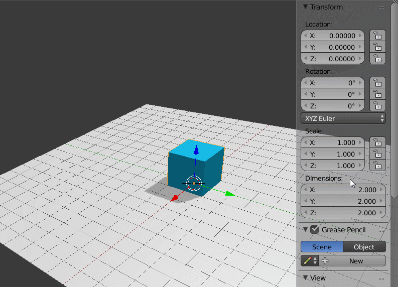 modeling How to set the current scale to 1? Blender Stack Exchange