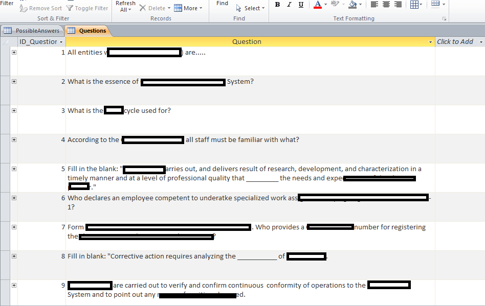 Database Applications Quiz Quizizz