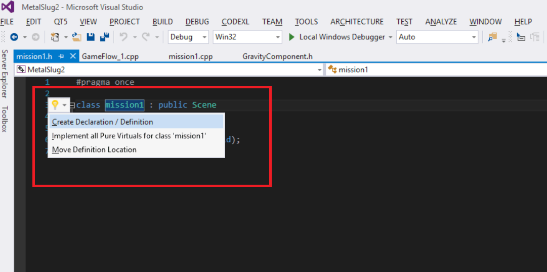 Creating .cpp files from .h files visual studio Stack Overflow