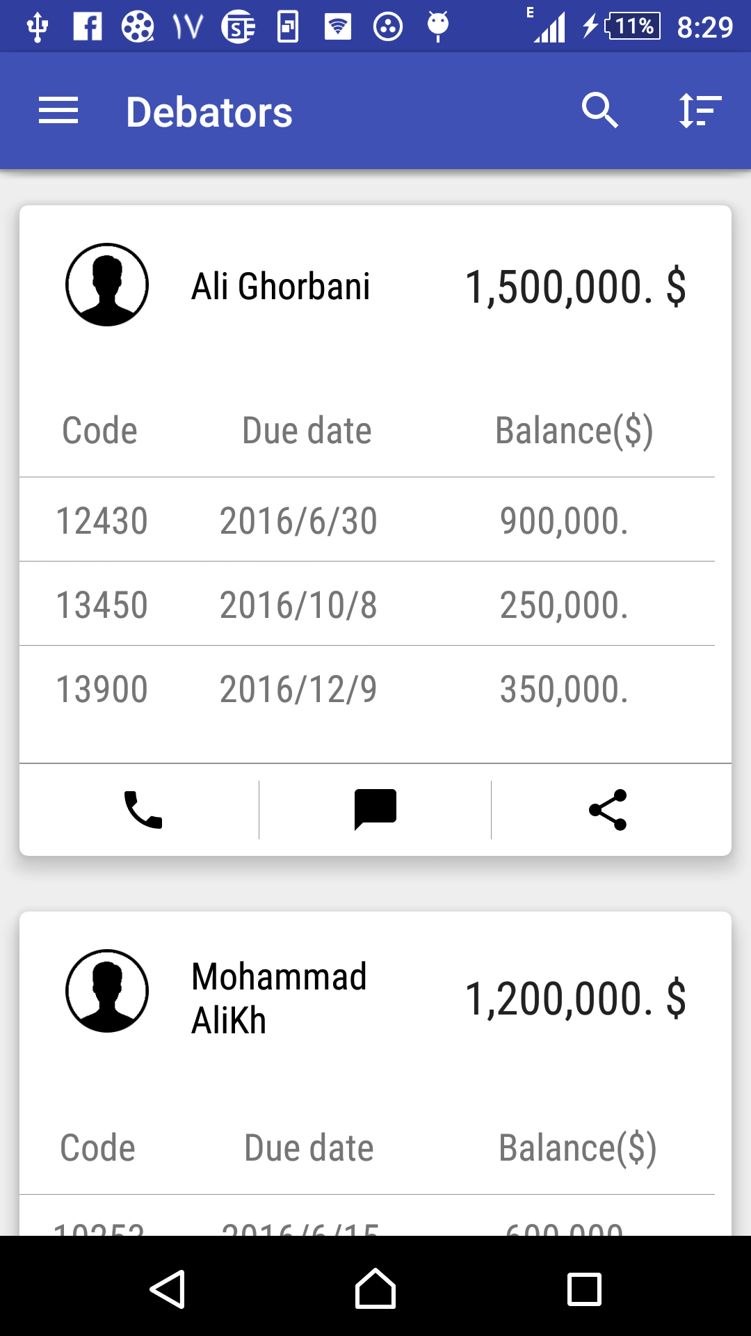 android how to make an expandable list of cardviews
