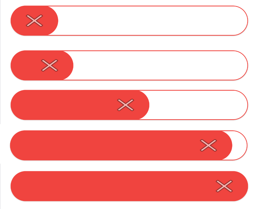 Android custom SeekBar progress is not following the