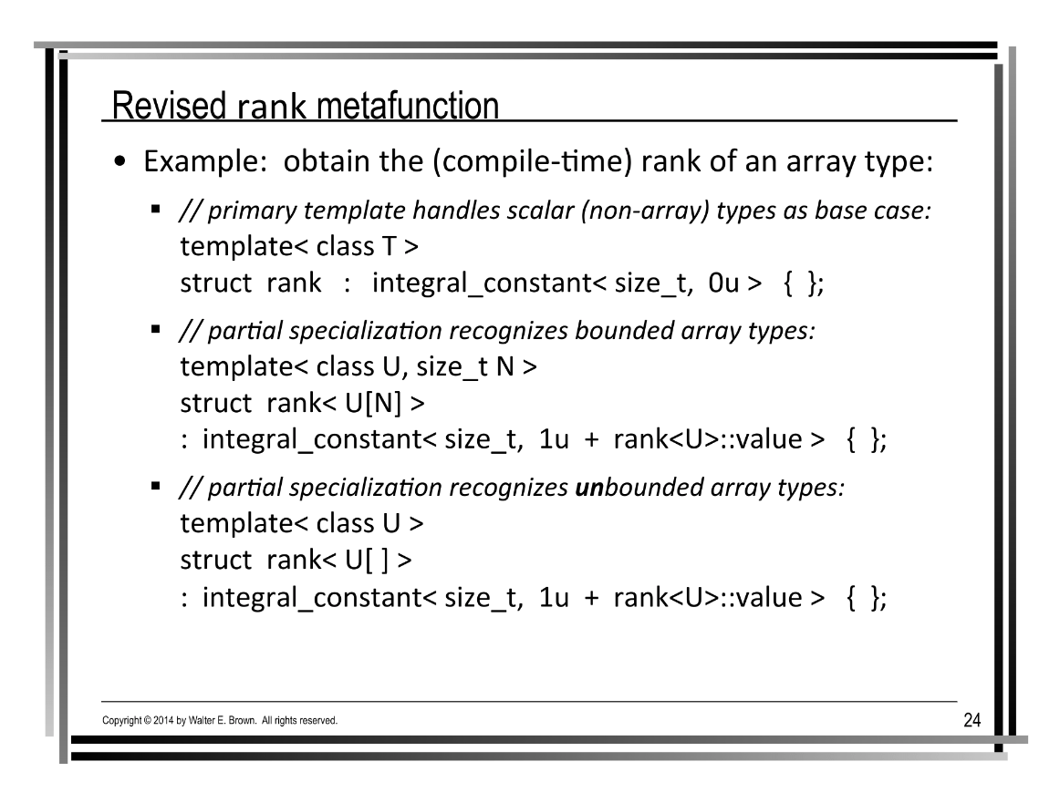 c++ How to expand array signature into parameter pack with template