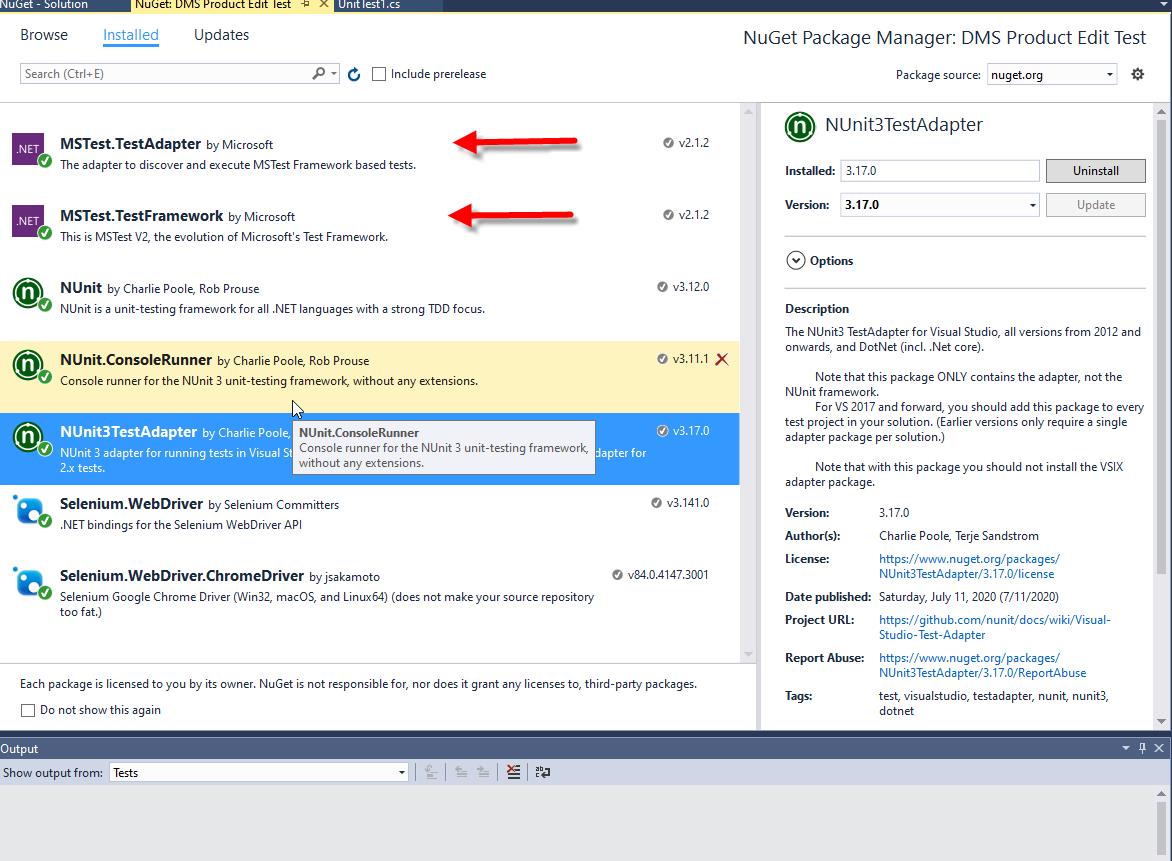 c Nunit doesn't discover tests [no errormessage] Stack Overflow