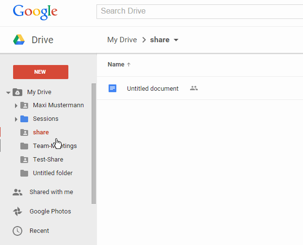 Google Drive copy file to shared folder directly  Applications