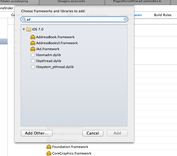 ios AdSupport framework not found Xcode 5.0.2 Stack Overflow