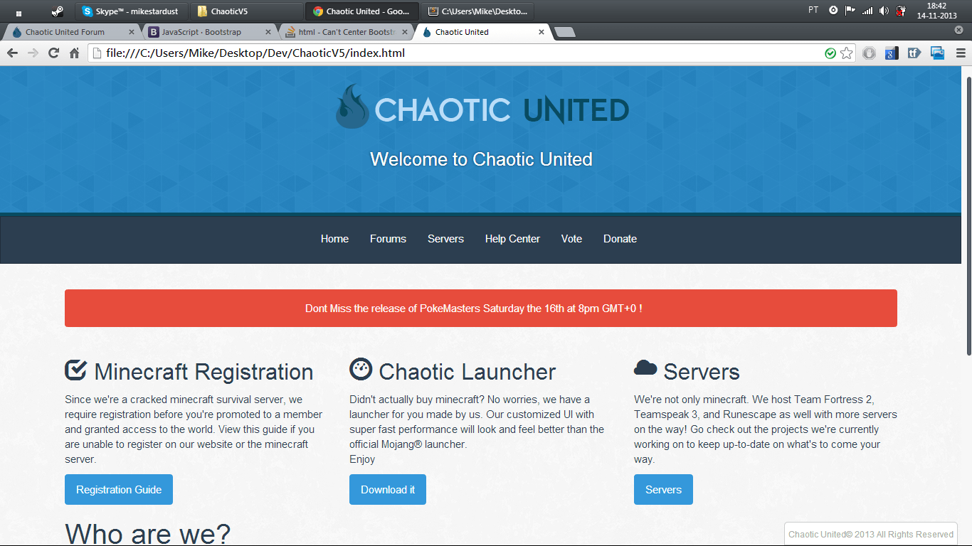html Can't Center Bootstrap navigation bar Stack Overflow