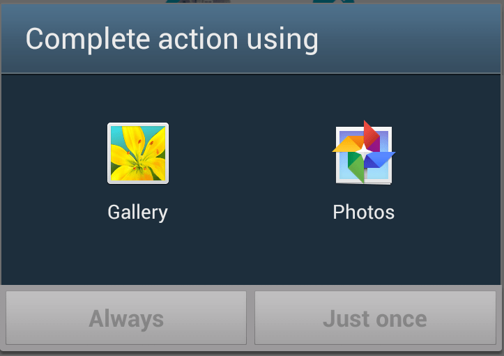 android How to open Gallery app directly to pick images Stack Overflow