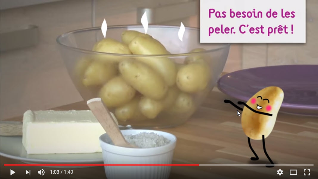 Risk of eating potato skins with antigermination treatment Love