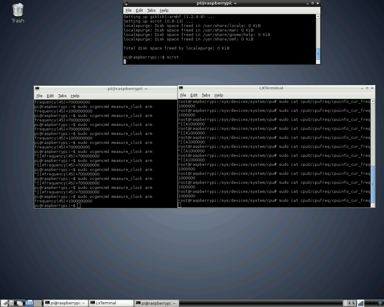 raspi config Overclocking CPU Frequency Measurement Accuracy vcgencmd vs cpuinfo_cur_freq