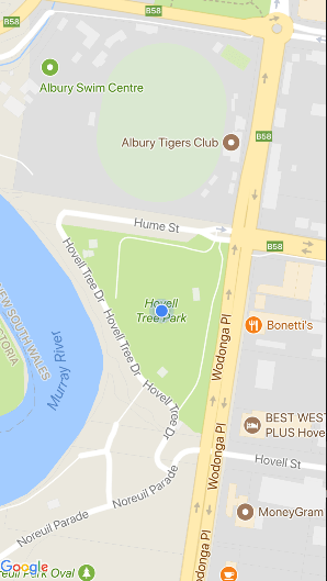 My Location To Albury Android - How To Change User Current Location Blue Dot Color Or Image In React Native - Stack Overflow