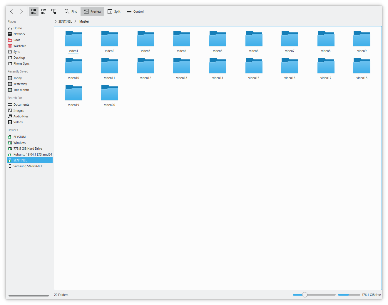 ubuntu Bulk Conversion Of Kubuntu Master Video Folder Using FFmpeg