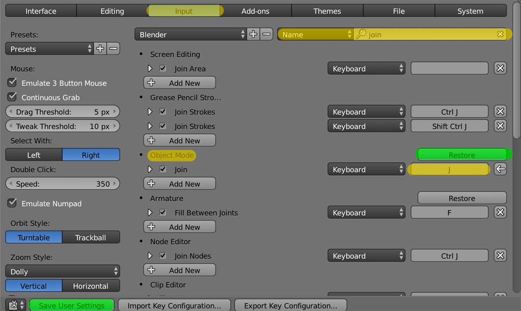 modeling Why is Ctrl + J not doing anything? Blender Stack Exchange