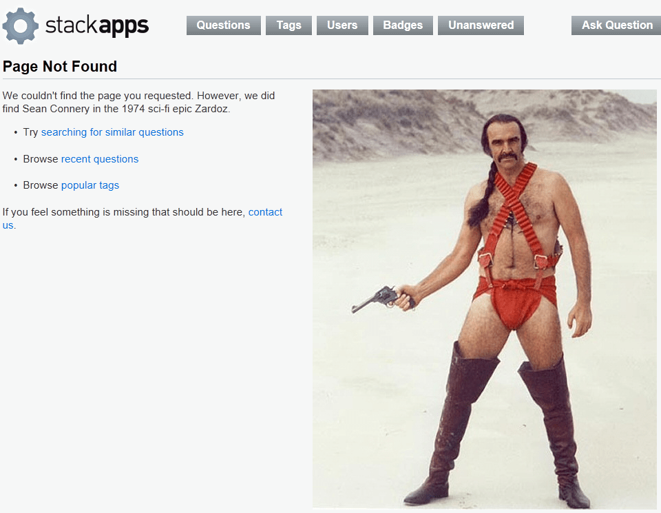 Page Not Found Caucus badge for stackapps Meta Stack Exchange
