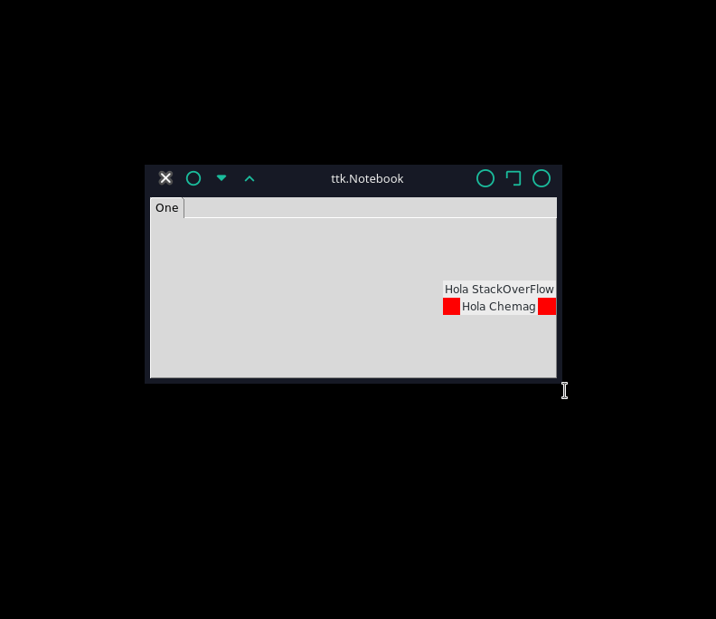 [Solved] tkinter tkinter notebook y layout manager