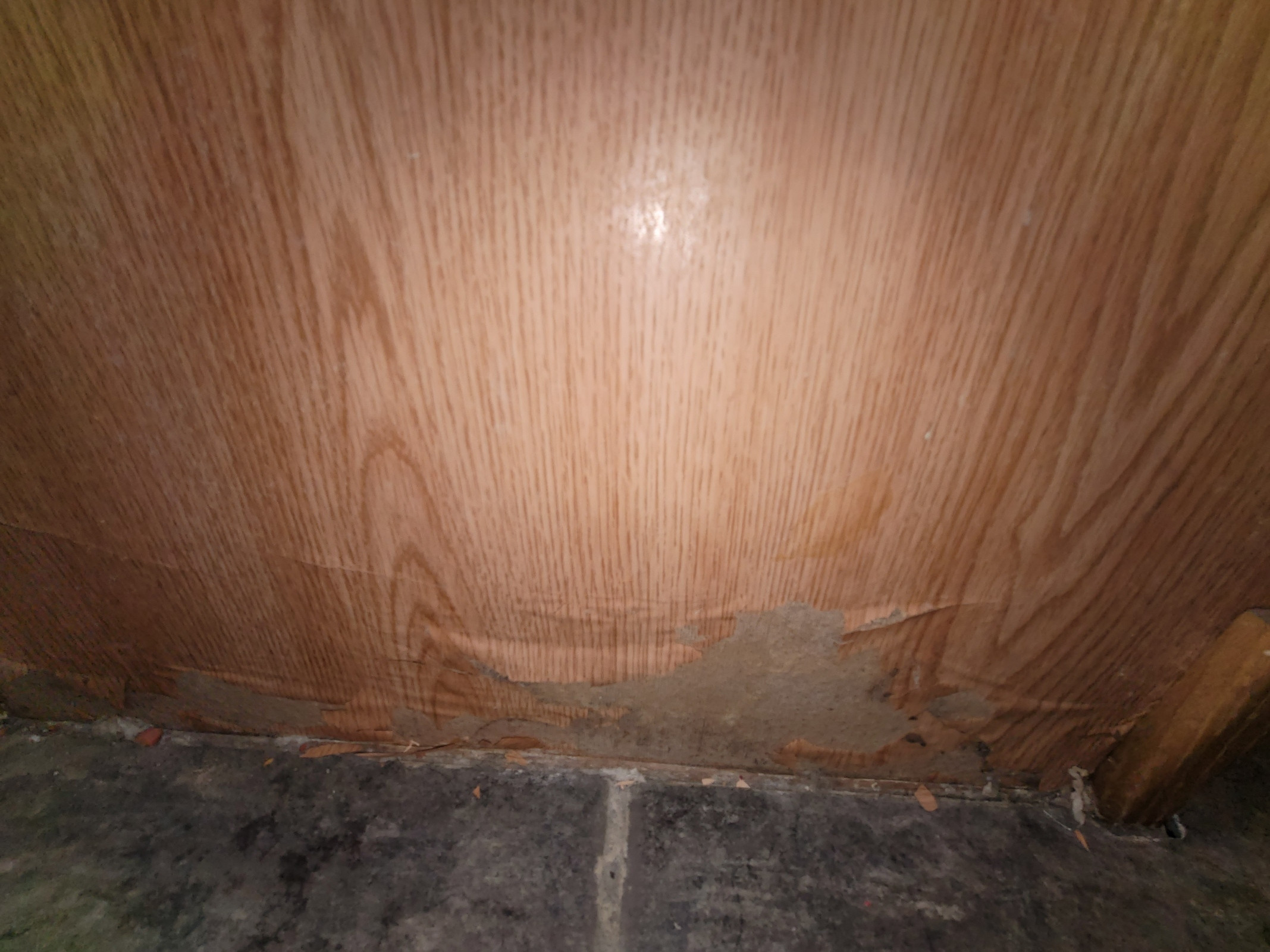 Repair water damaged side of vanity Home Improvement Stack Exchange