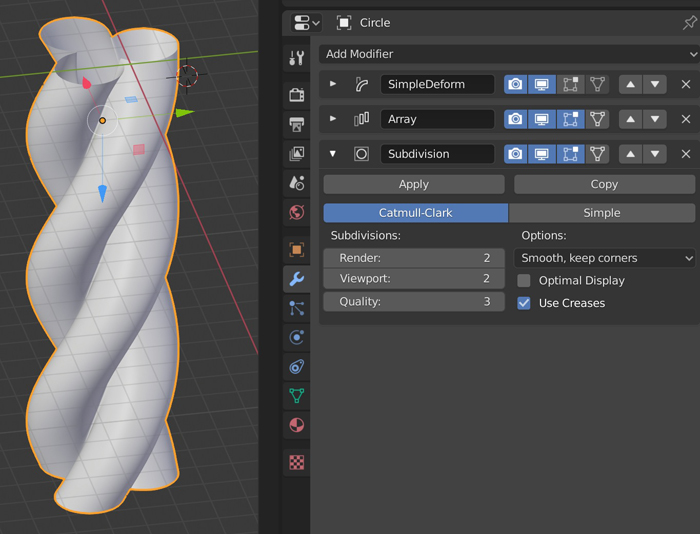 Mesh of a single twist Yarn in Blender Blender Stack Exchange
