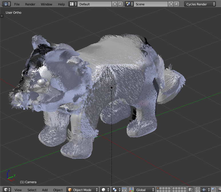 particles Problems rendering hair in cycles render Blender Stack