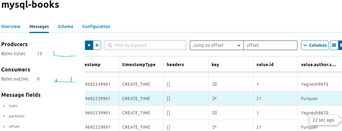 confluent platform Facing issues with kakfa keys while building a SQL