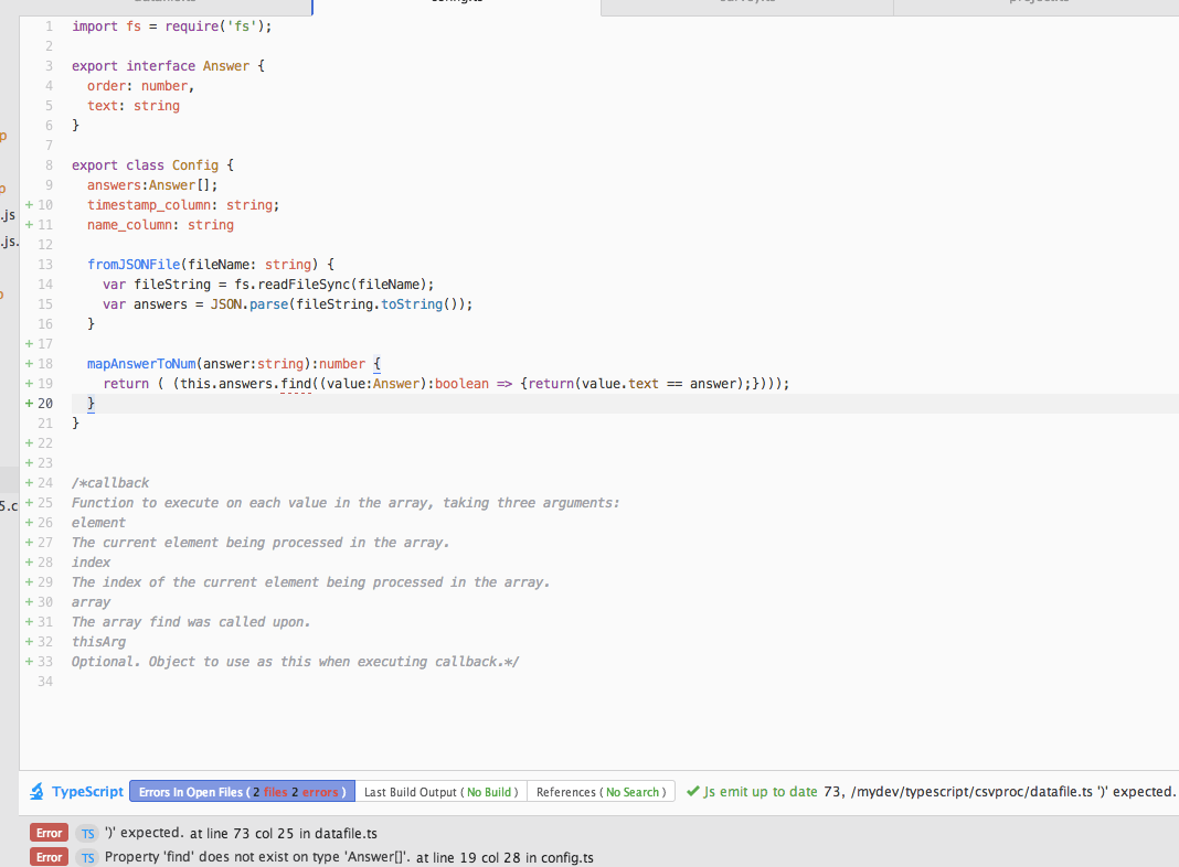 Doesn't "find" exist on any kind of typescript or javascript array