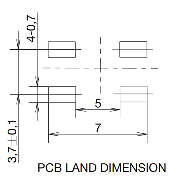 Electronic What does the minus sign mean in measurements in datasheet