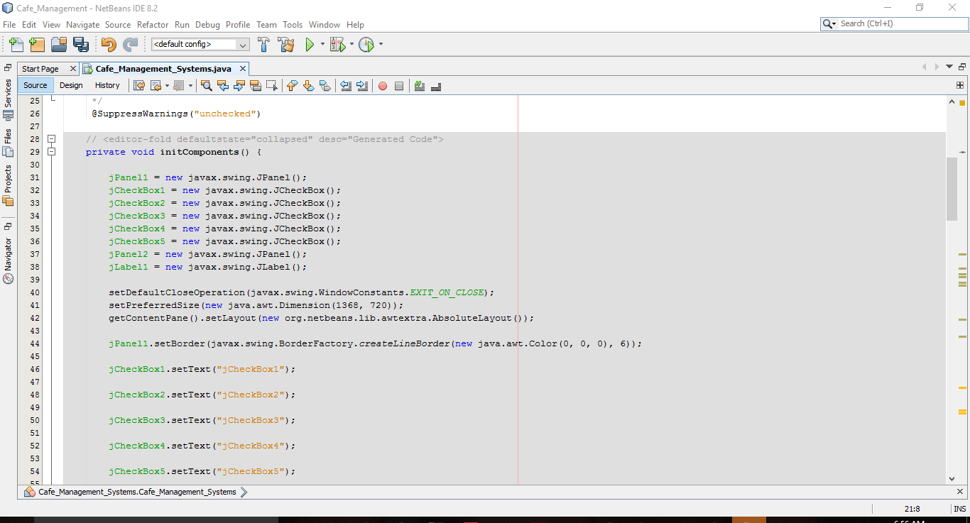 Unable to edit java source code(the old fashion way) in NetBeans when I